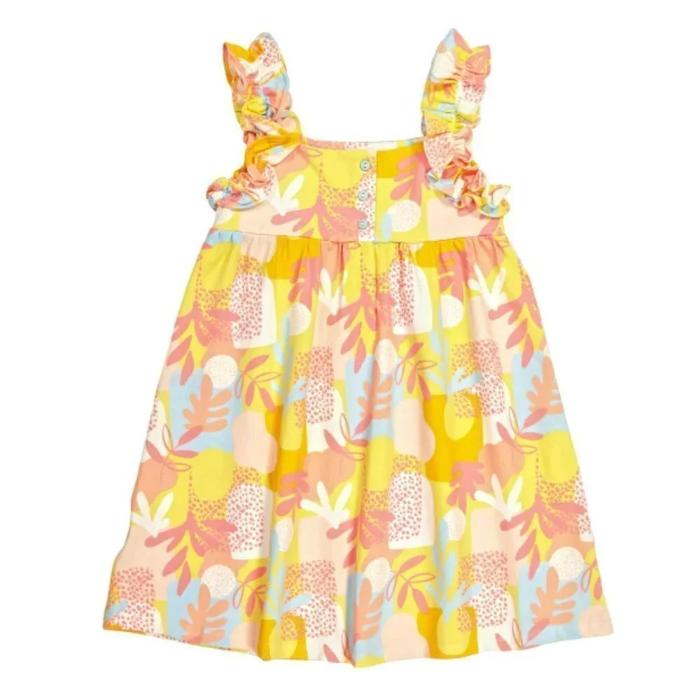 NWT Cynthia Rowley Toddler Girls Cinched Ruffle Strap Dress